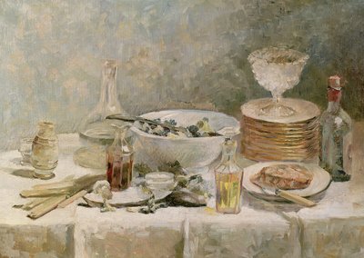 Still Life with Salad by Edouard Vuillard